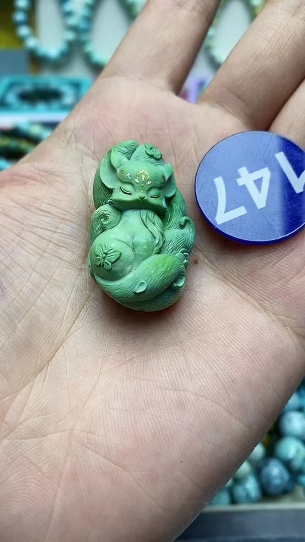 绿松石未镶嵌挂件147