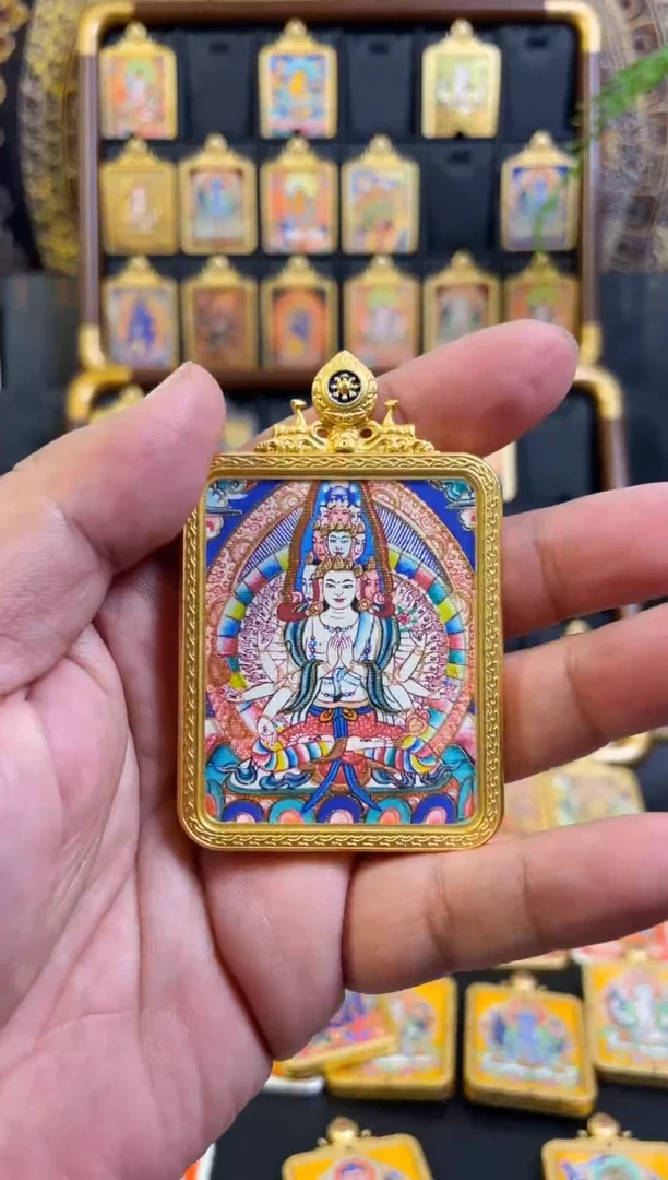 吊坠手工篆刻《千手》