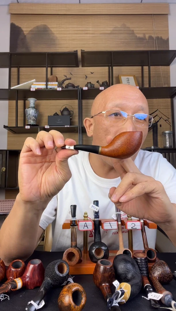 石楠木纯手工意大利石楠木烟斗