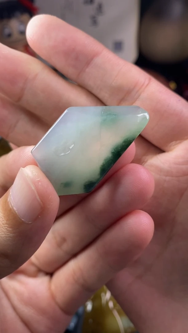 定制翡翠未镶嵌翡翠片料定制未镶嵌6.13-23