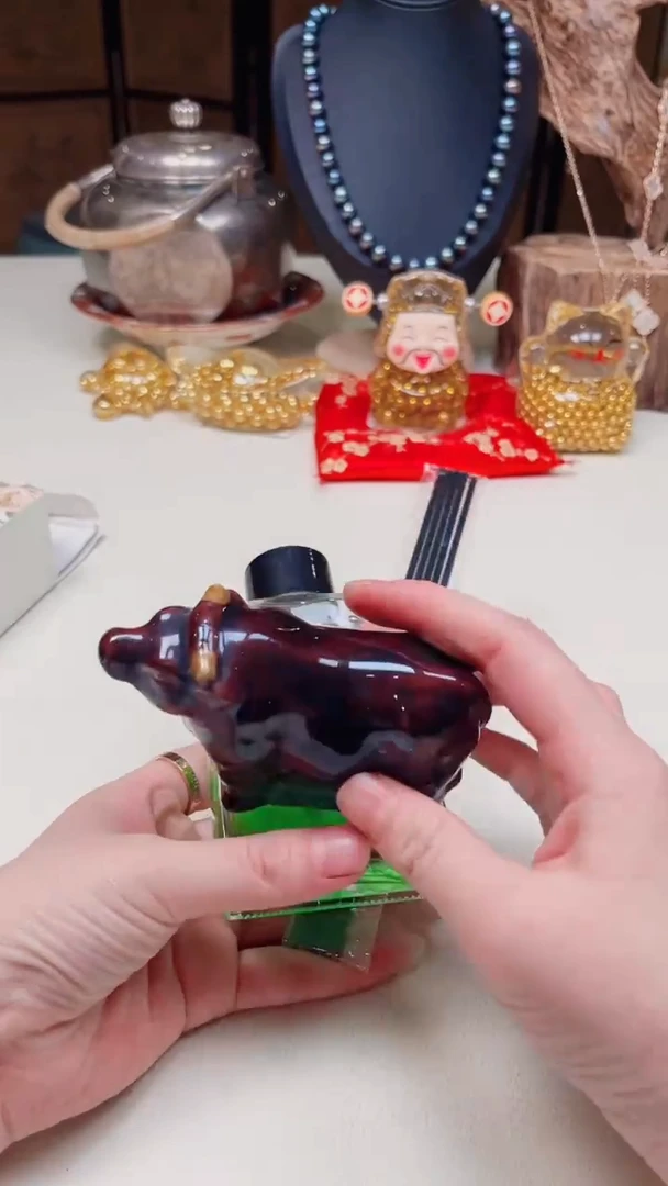 瓷片陶茶周边666文玩多人露水青苔