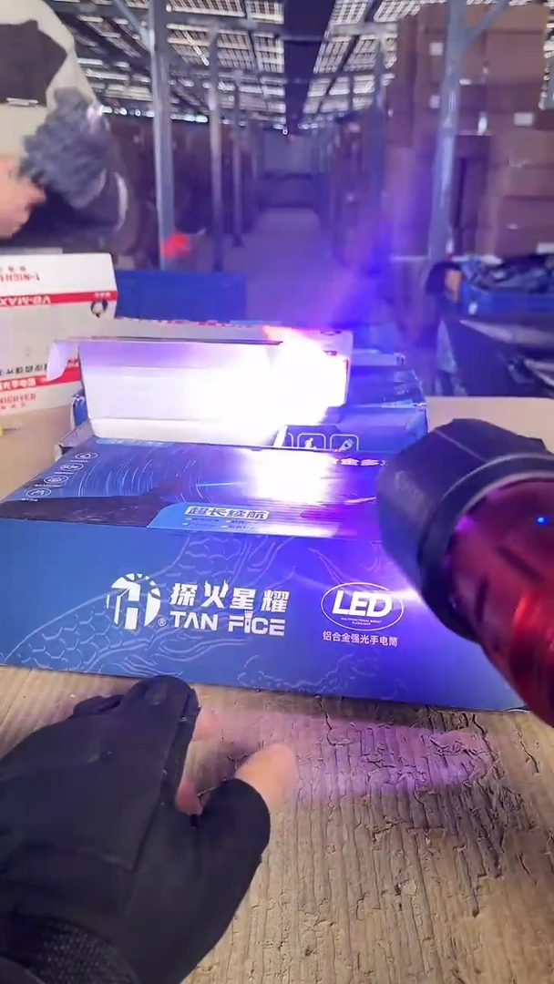 F2强光四光源手电巨无霸
