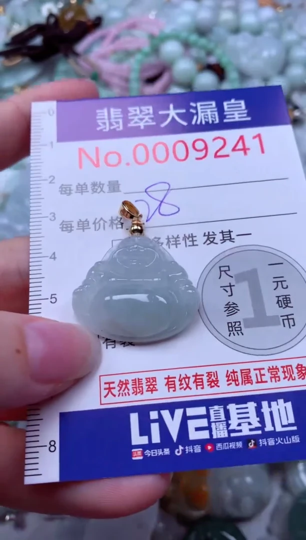 吊坠(不含链)未镶嵌翡翠9241