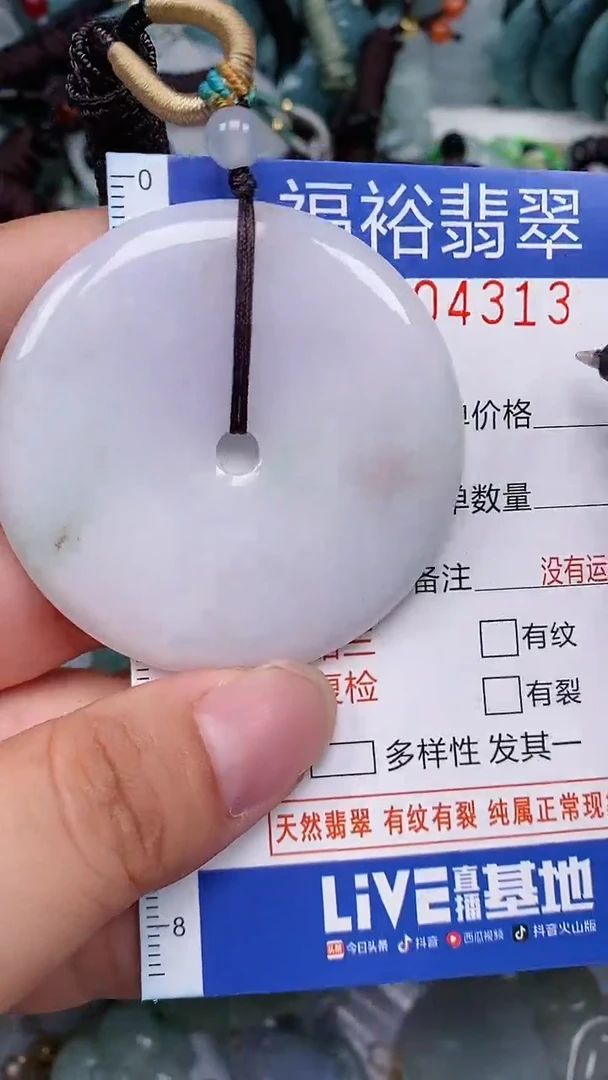 翡翠未镶嵌颈饰...0004313