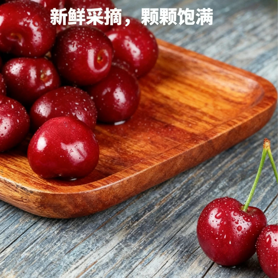 1-5J智利原箱进口桑提娜车厘子新鲜个大饱满内附果径卡海运2斤5斤