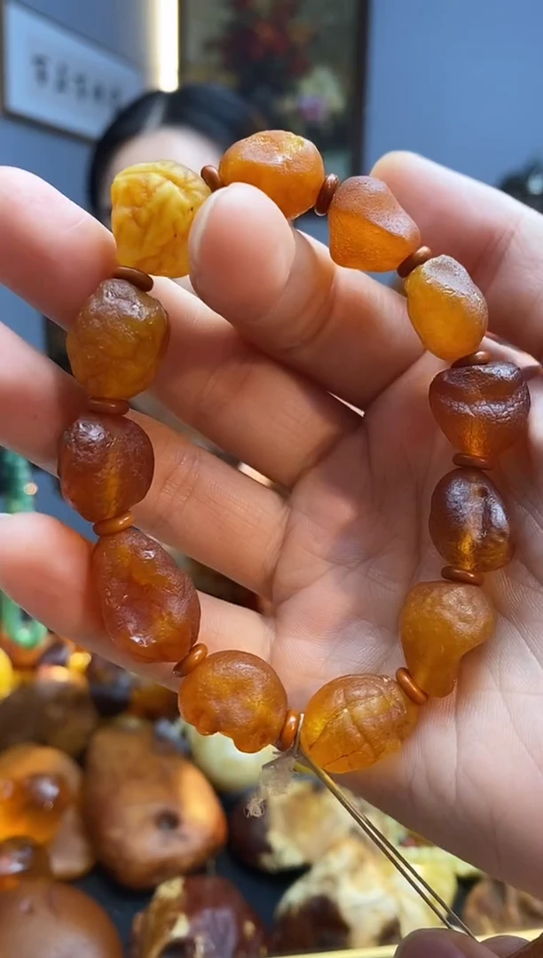 手串琥珀未镶嵌手串