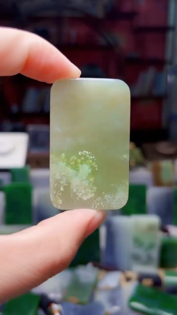 和田玉未镶嵌挂件250