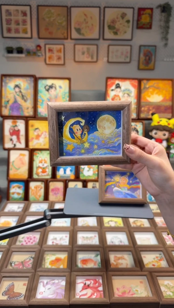 国画星星人 手绘国画13