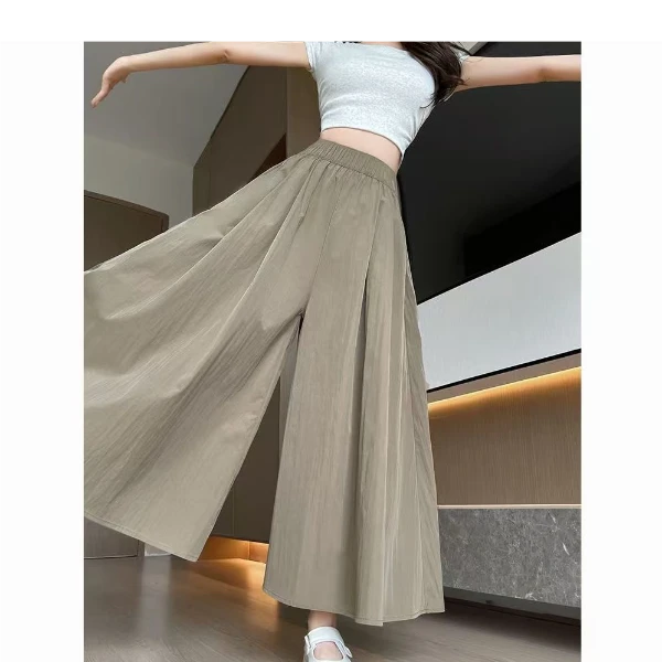 温柔感裙裤女春夏薄款小众休闲显瘦半身裙裤小个子山本阔腿裤外穿