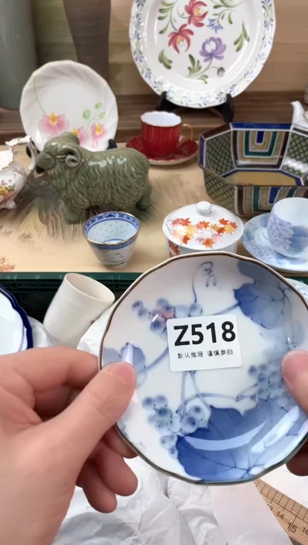 瓷片墨****画518