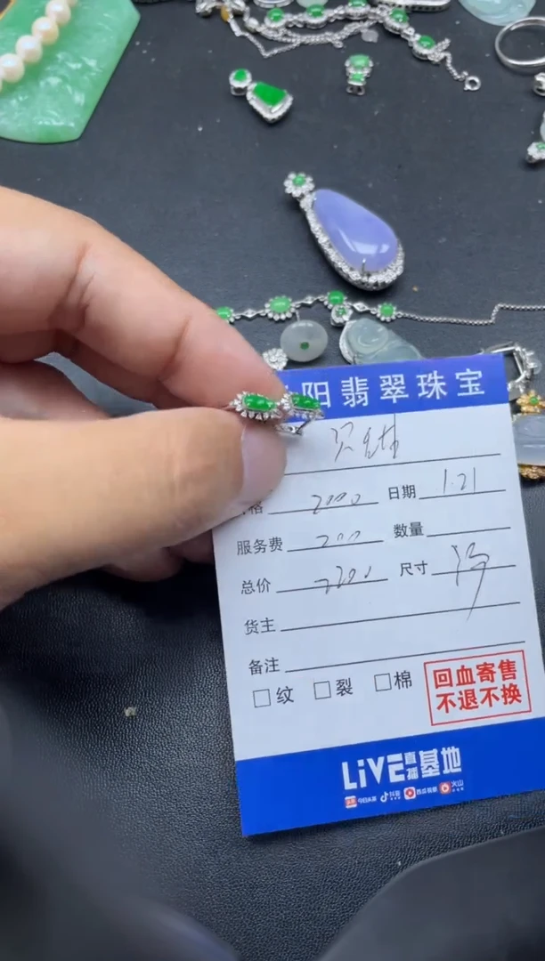 【闪购商品】翡翠颈饰18K金镶嵌汤寄售 不退换