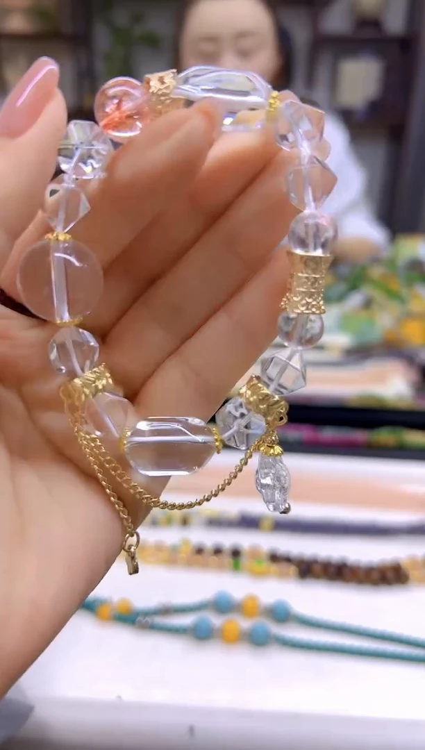 水晶手链未镶嵌DIY款S614