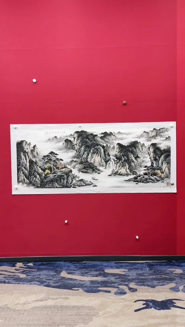 【闪购商品】国画吴-荣宝原作山水/无框/W带荣宝书