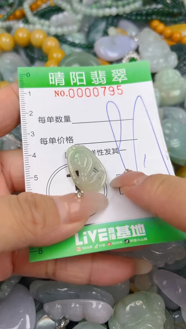 翡翠未镶嵌颈饰闪购0000795