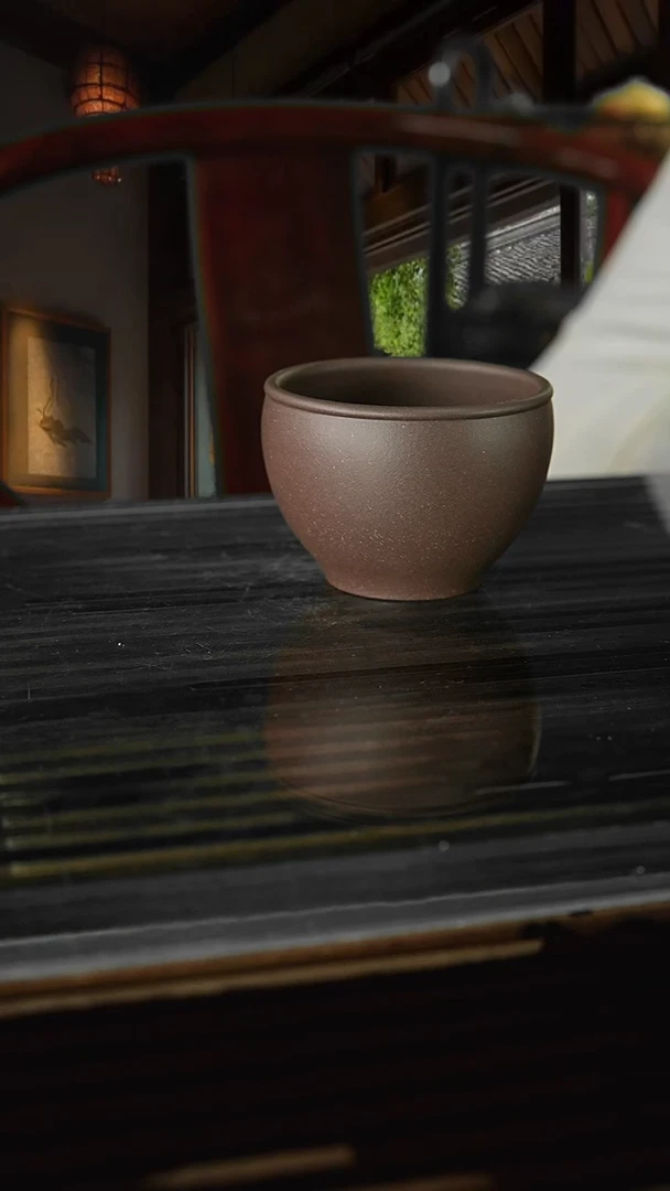 茶壶紫砂静**风底槽青缸杯200cc