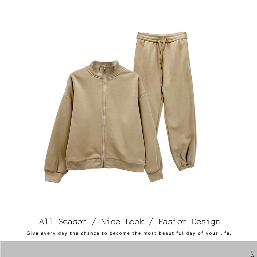 159  运动风女套装跑步时尚宽松显瘦韩版休闲套装#9911