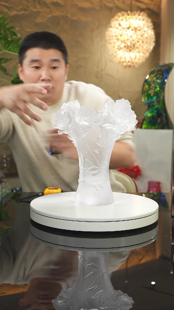 【闪购商品】摆件设计款纯色牡丹花瓶摆件