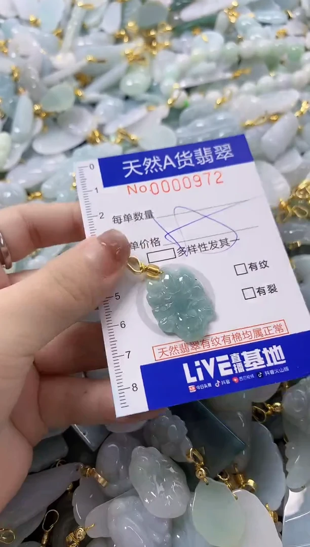 颈饰未镶嵌翡翠天然A货翡翠