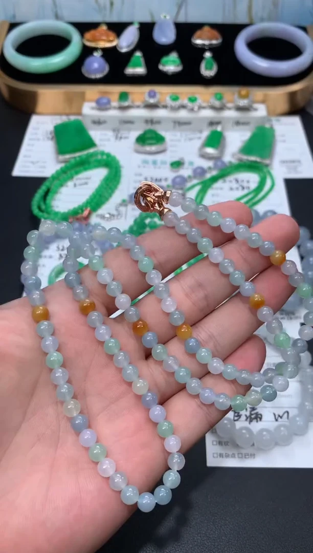 颈饰未镶嵌翡翠模式推广期48小时鉴赏期