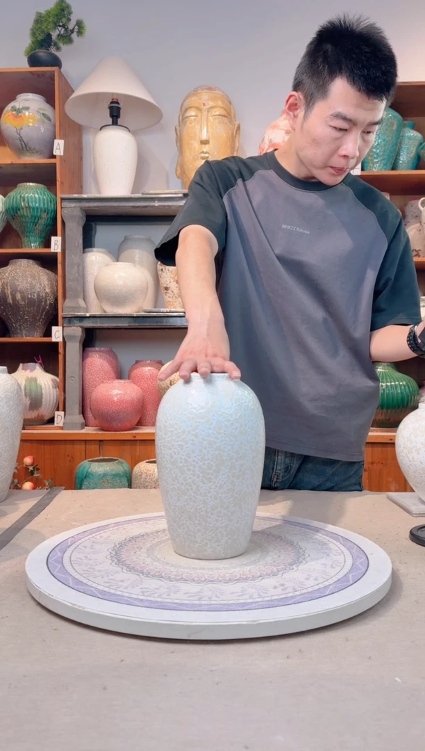 瓶陶瓷花瓶 无花  a311