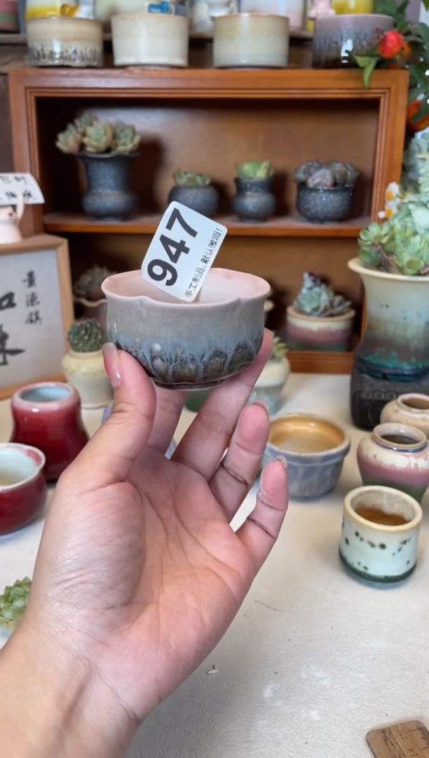 瓷片947知木小芳花盆