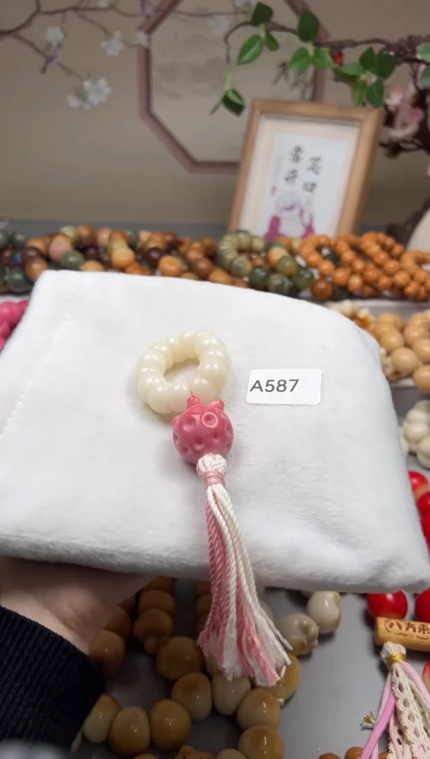 手串菩提根/象牙果A587蒜瓣手捻13mm一串通货