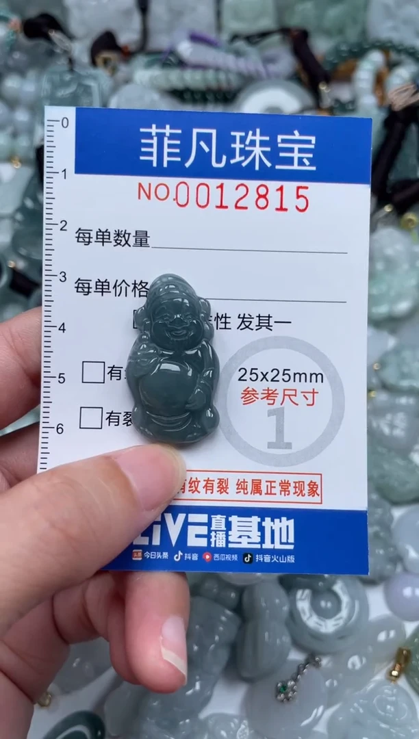 颈饰未镶嵌翡翠12815