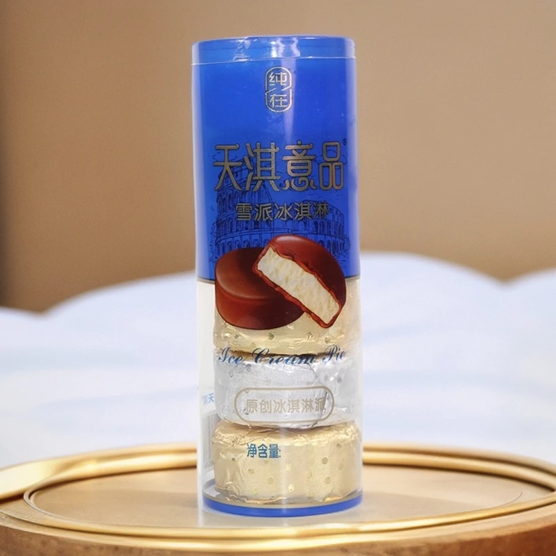 tianqi/天淇雪派冰淇淋198g(33g*6个*1罐)雪糕同城配