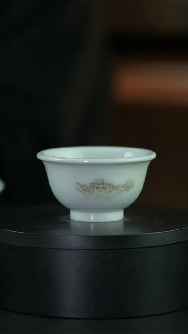 【闪购商品】杯庐陵昱西洪武釉里红杯