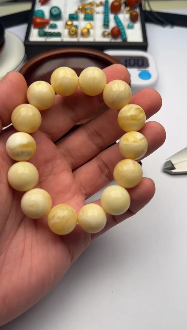 手串蜜蜡未镶嵌蜜蜡手串