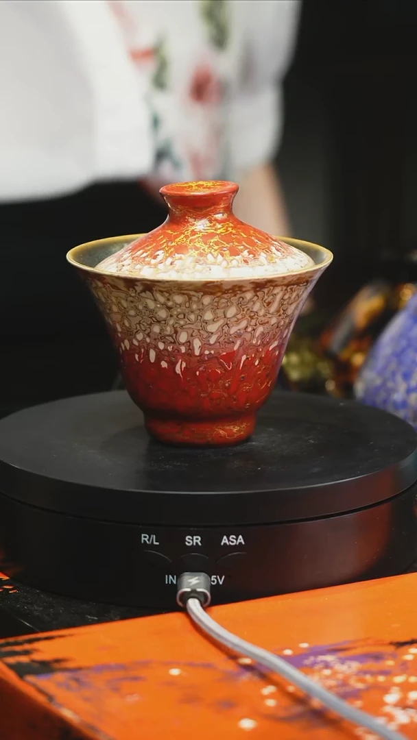 大漆盖碗凌超老师