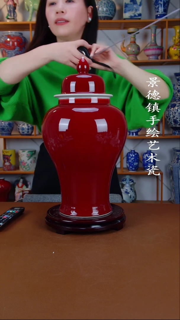 瓶景德镇手工手绘陶瓷摆件49