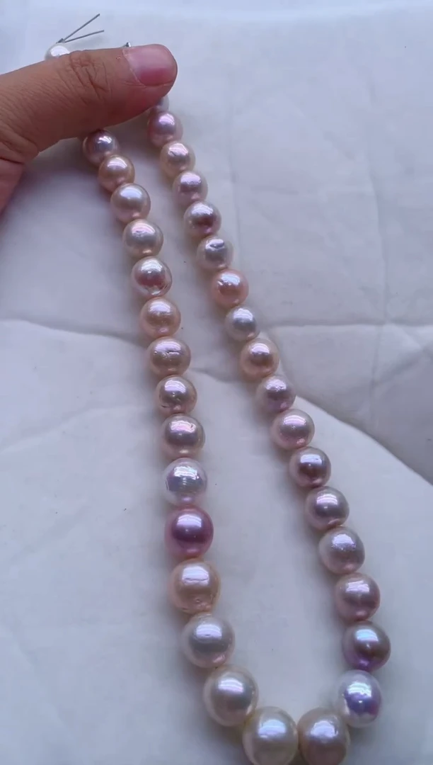 未镶嵌淡水珍珠裸珠无扣头，非无暇