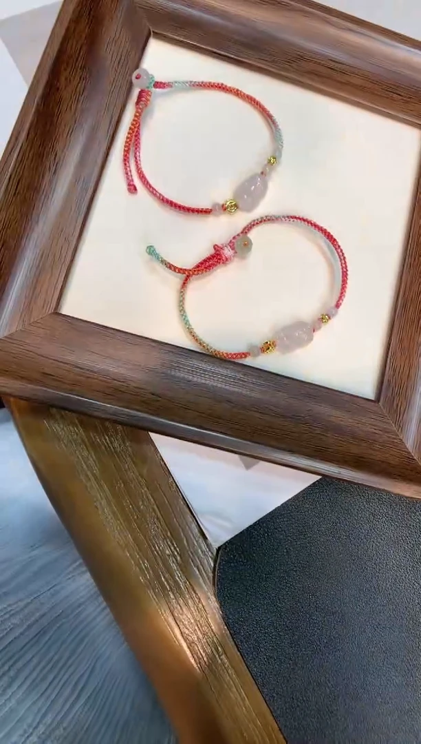 未镶嵌手绳翡翠手绳  多样性发一件