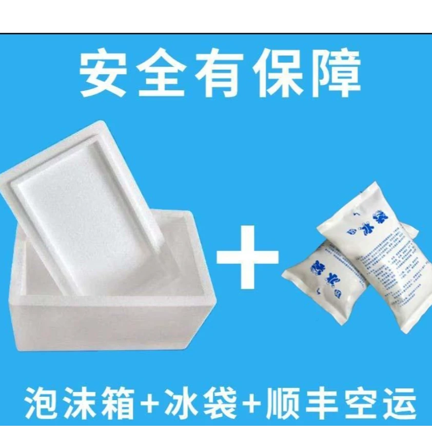 冰袋运输包加泡沫箱打包
