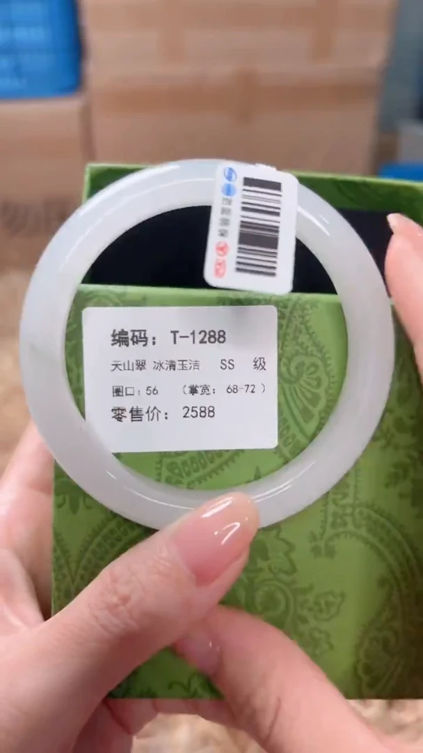 未镶嵌手镯石英质玉T-1288