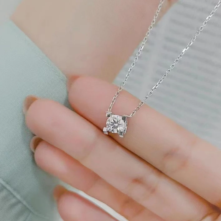 18K材质项链 大山 牛头项链成品