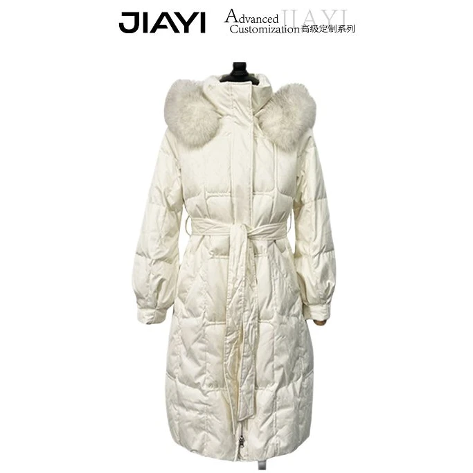 【嘉一】气质休闲款白鹅绒羽绒服 JY-9689