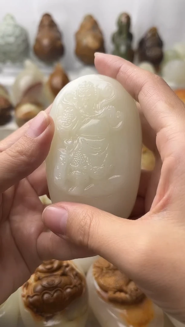 石材古青石棉纹正常不退换关公