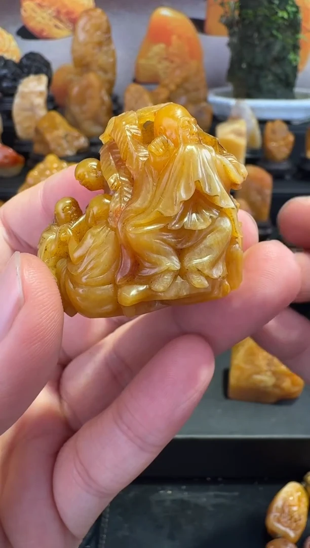 【闪购商品】田黄石半知田黄直播间