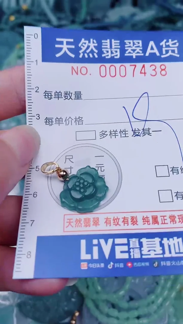 颈饰未镶嵌翡翠00007438