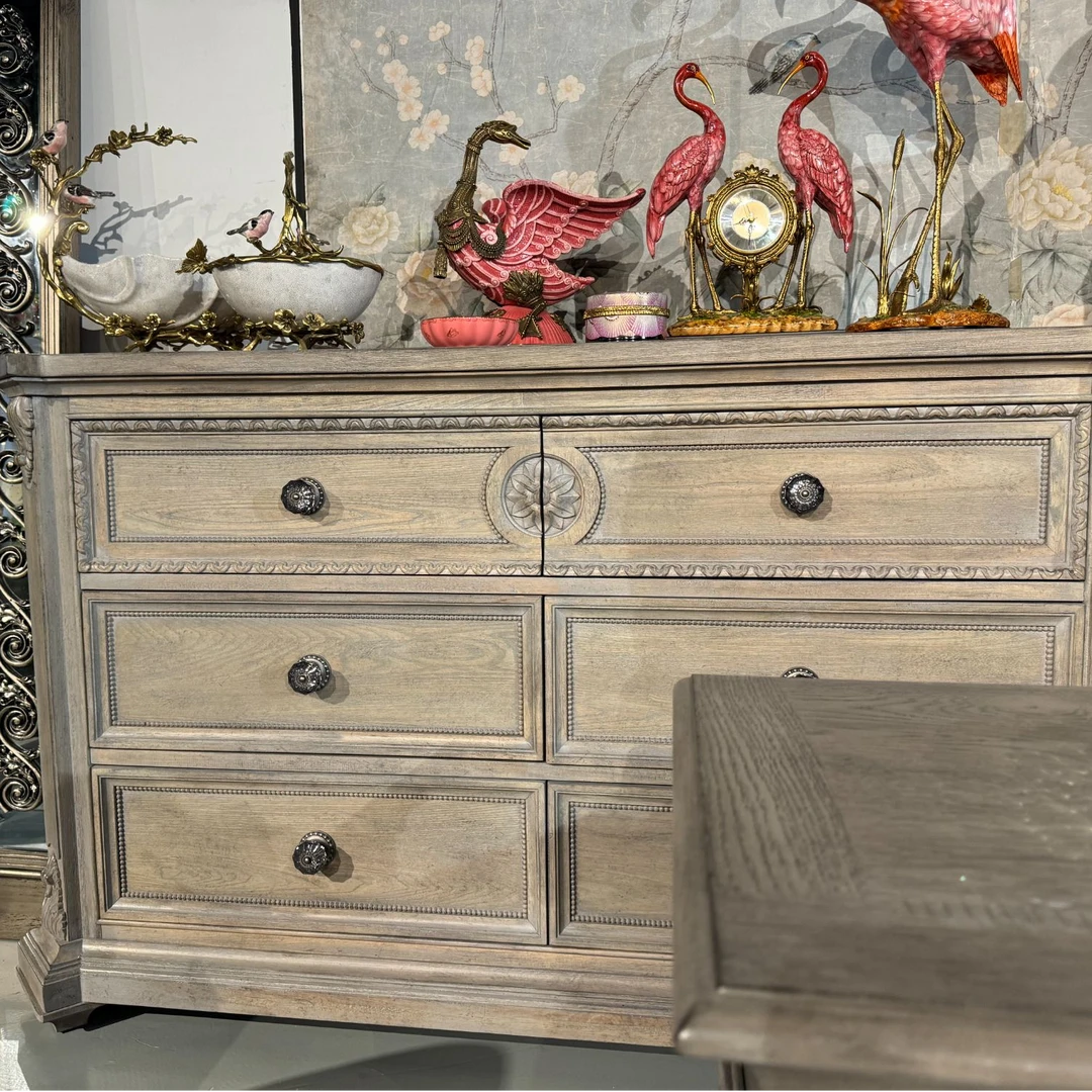 【欧美外单】妆台斗柜(233130-2802)  1777*503*1041