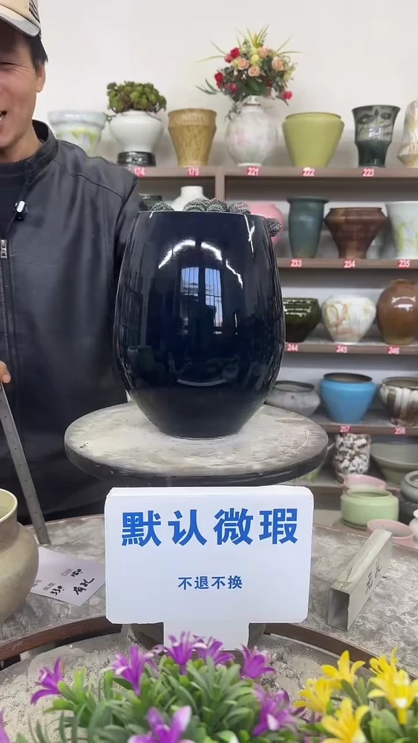 1月3号-高25口12瑕花盆