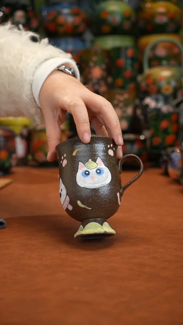 油画   釉下彩   杯子
