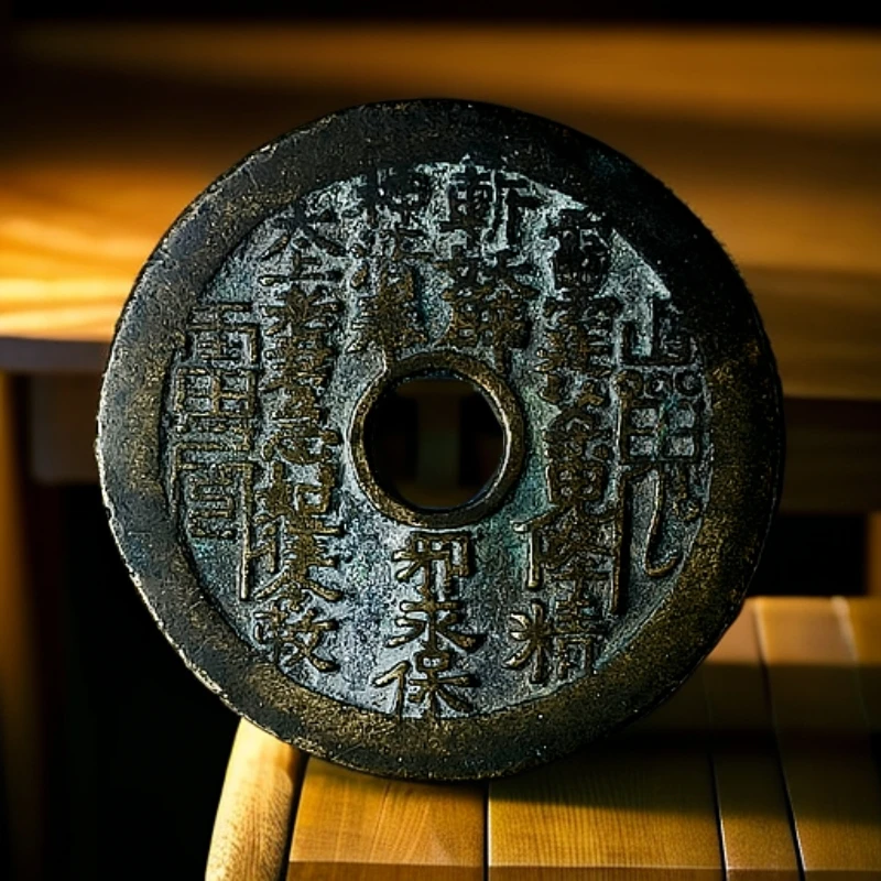 清代山鬼雷霆背八卦背十二生肖SG1074