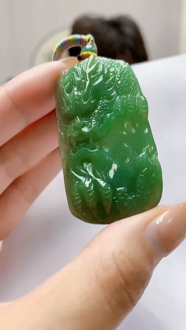 未镶嵌定制翡翠5145MM-毛货挂件29