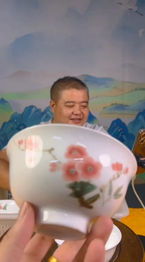 摆件景德镇陶瓷青花摆件83