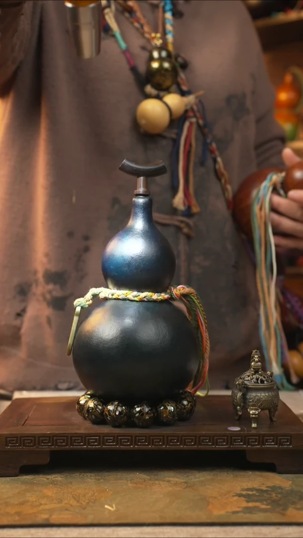172大漆一物一拍记葫堂出品【不带手串】