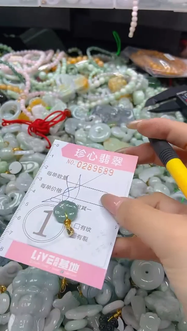 翡翠未镶嵌颈饰闪购0289689多样性发其一