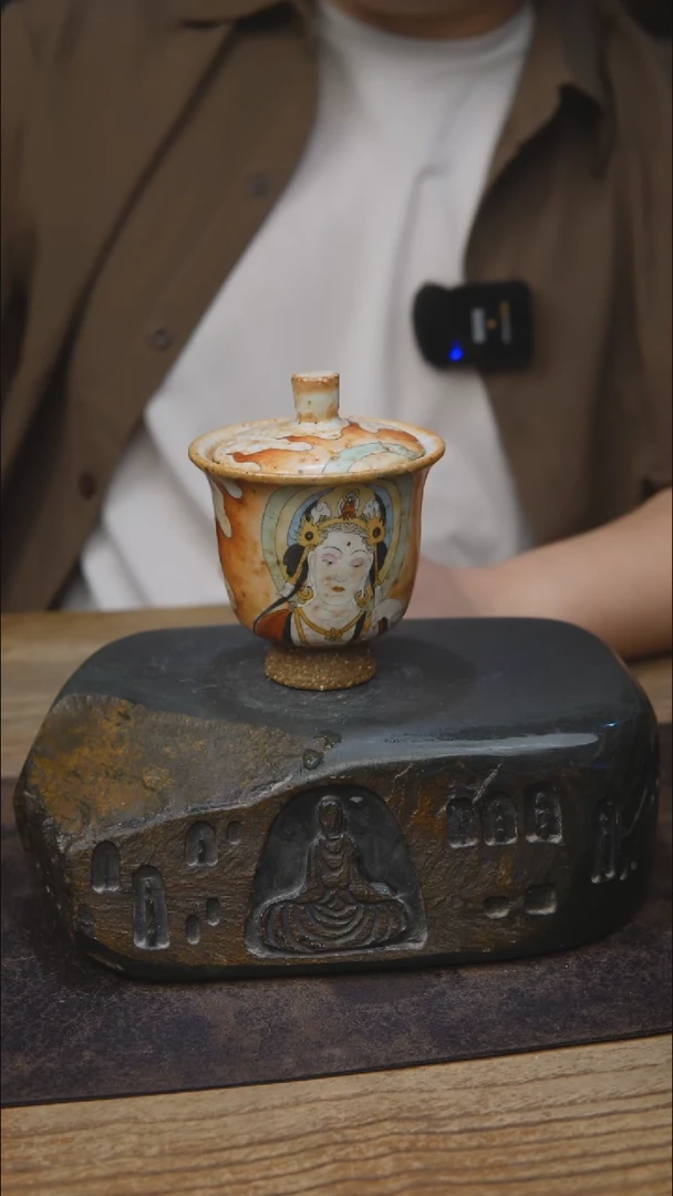 甘石陶艺手绘663
